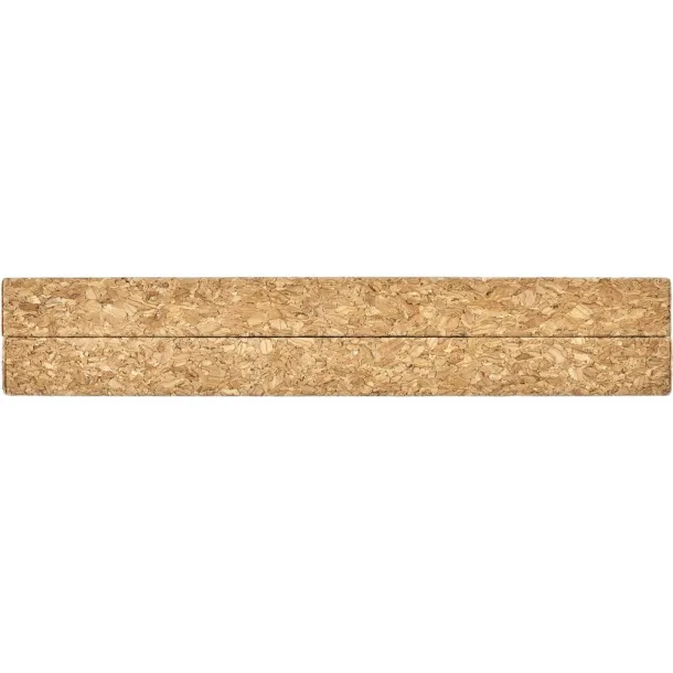  Cork writing set, ball pen and roller ball pen light brown
