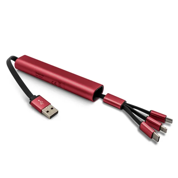 Charging cable Crvena