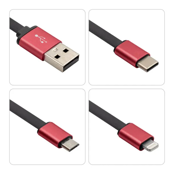  Charging cable Crvena