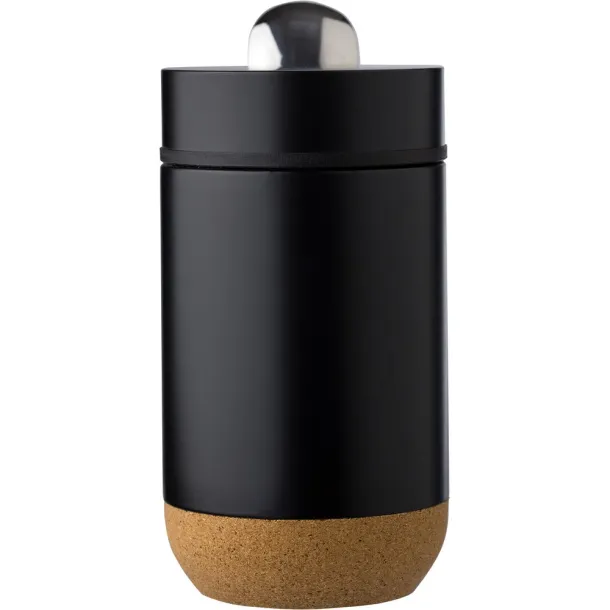 Thermo food container 400 ml, spoon Crna