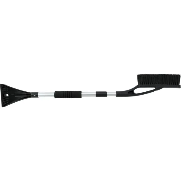  Ice scraper with snow bristle, telescopic handle (max. 100 cm) Crna