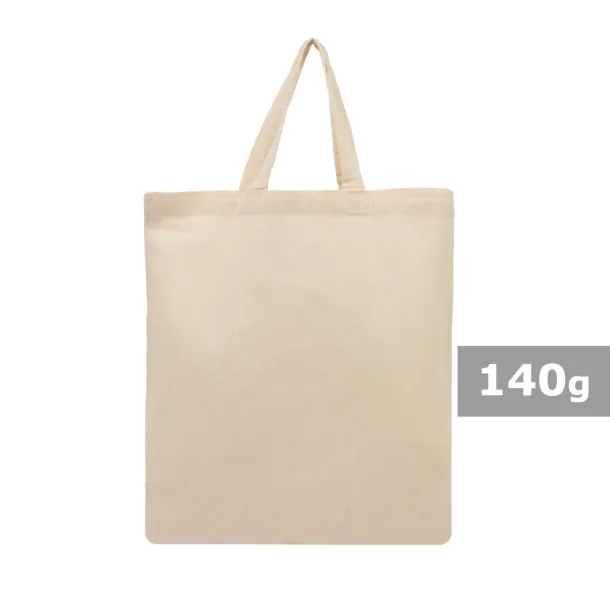  Pamučna torba za kupovinu, 140 g/m2 beige