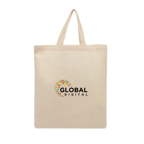  Cotton shopping bag, 140 g/m2 beige