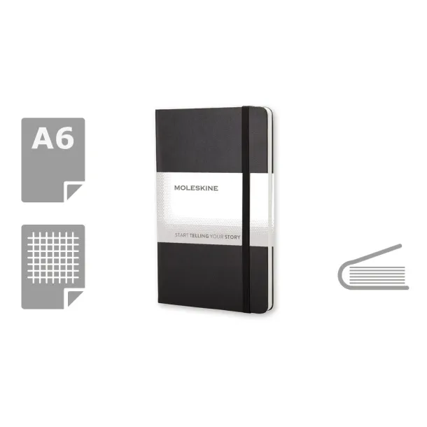  MOLESKINE Notebook approx. A6 Crna