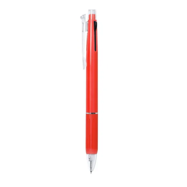  Erasable ball pen, multicolour ink, mechanical pencil Crvena