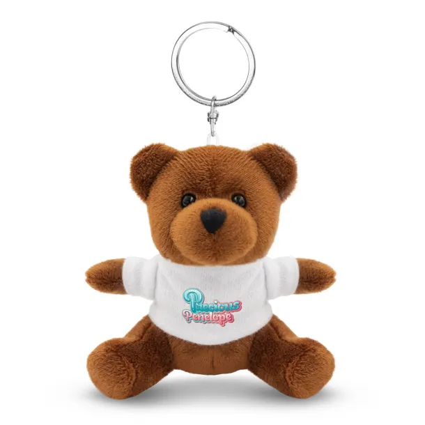 Telmo Plush teddy bear, keyring brown