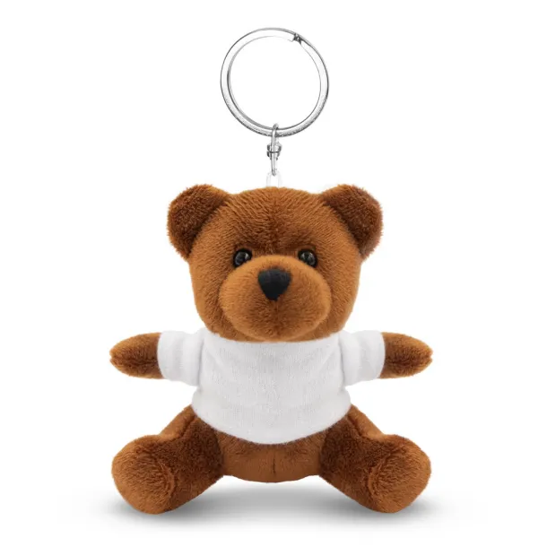 Telmo Plush teddy bear, keyring brown