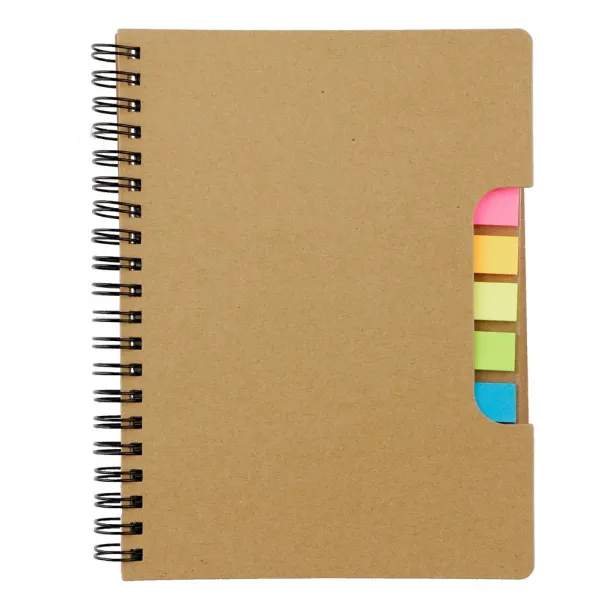  Memo holder, notebook approx. A5, sticky notes Neutral