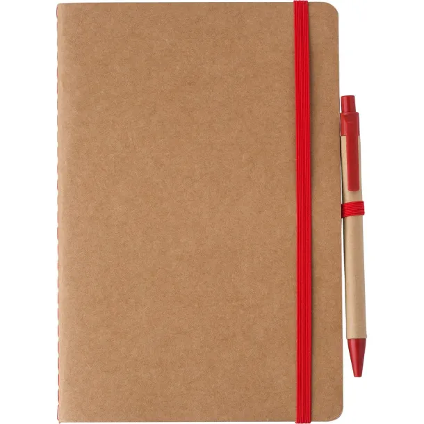  notes s kemijskom olovkom, A5 Crvena