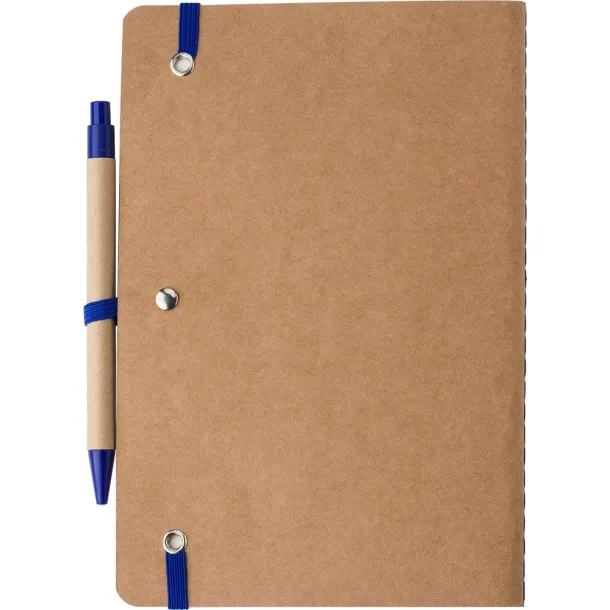  Notebook A5 with ball pen light blue