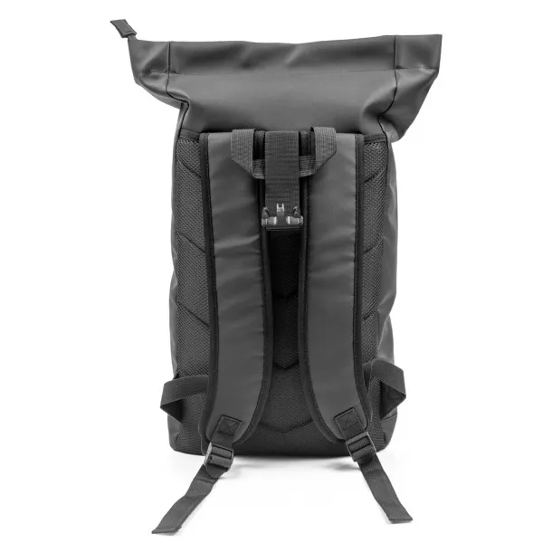 Koda Water resistant rolltop backpack Crna