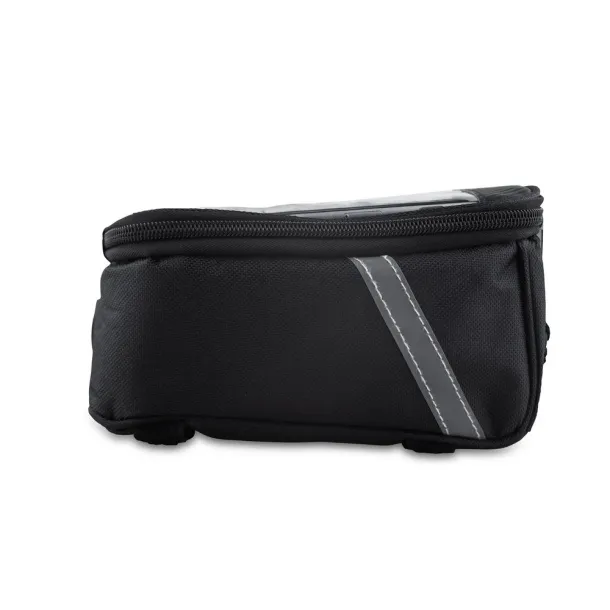  Bicycle bag with accessories, repair kit, first aid kit, poncho Crna