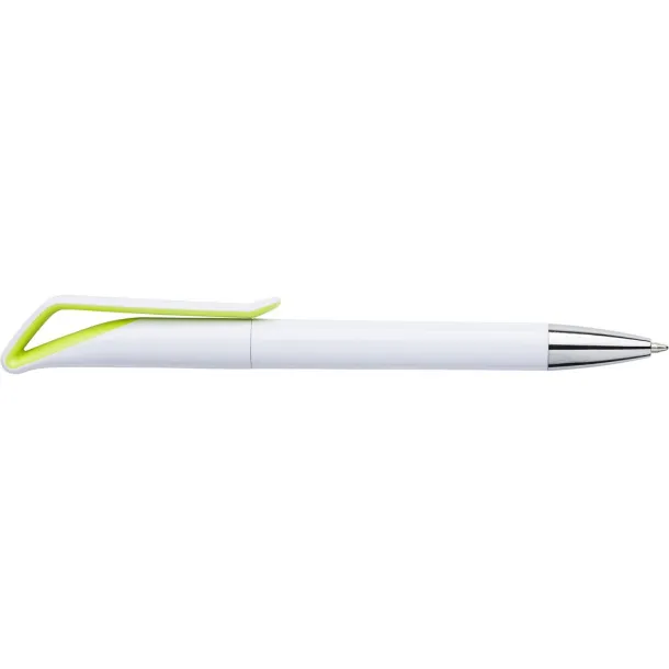  Geometric ball pen light green