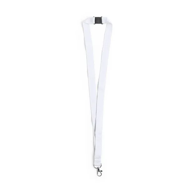  Lanyard with safety catch Bijela