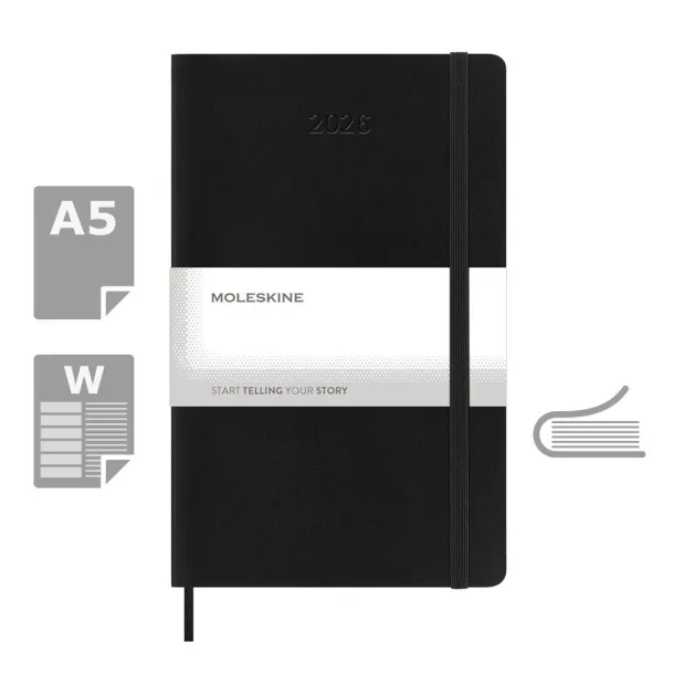  MOLESKINE dnevnik A5 Crna