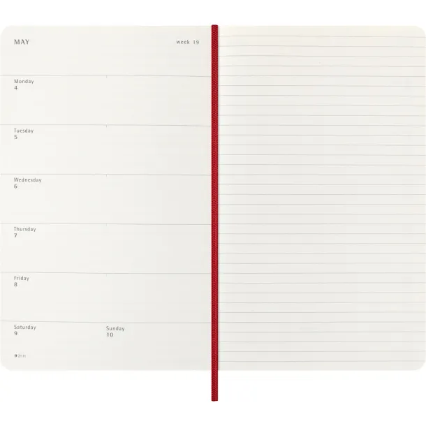  MOLESKINE dnevnik A5 Crvena