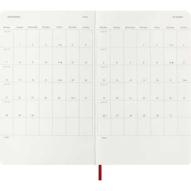  MOLESKINE dnevnik A5 Crvena