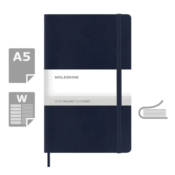  MOLESKINE dnevnik A5 dark blue