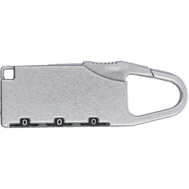  Travel padlock silver