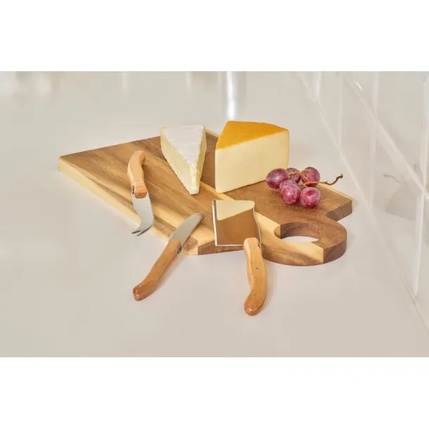  RPET charcutterie set brown