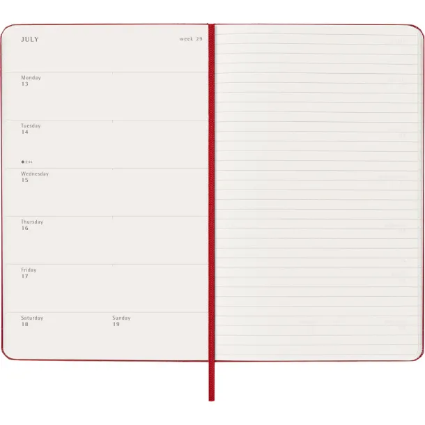  MOLESKINE diary A5 Crvena