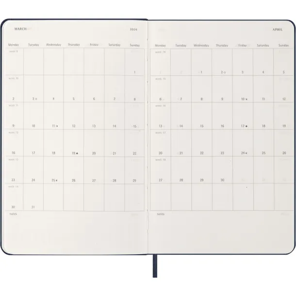  MOLESKINE dnevnik A5 dark blue