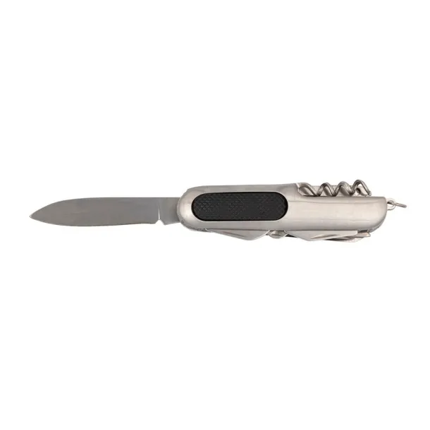  Multifunctional tool, pocket knife, 11 functions silver