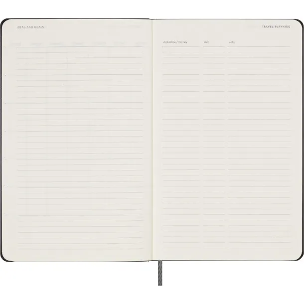 MOLESKINE UNDATED planer A5 Crna