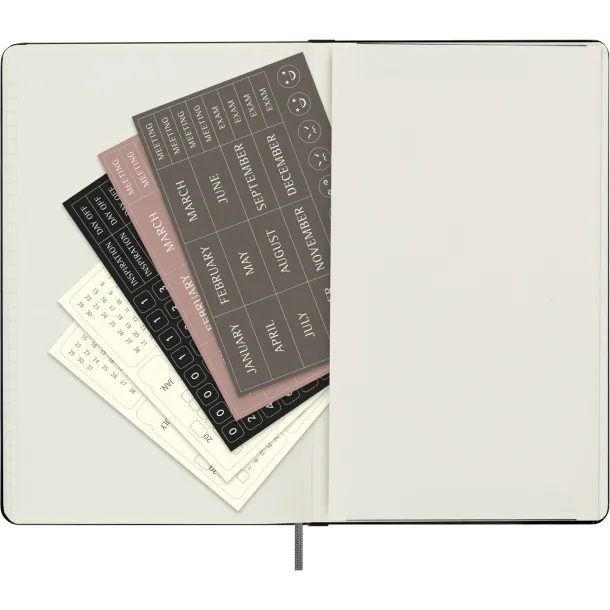 MOLESKINE UNDATED planer A5 Crna