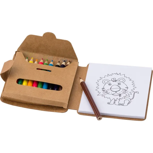 Colouring set, coloured pencils Neutral