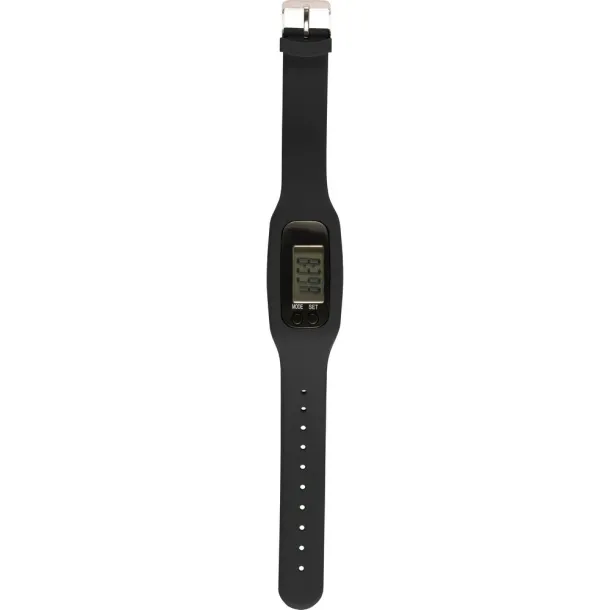  Wristband with pedometer Crna