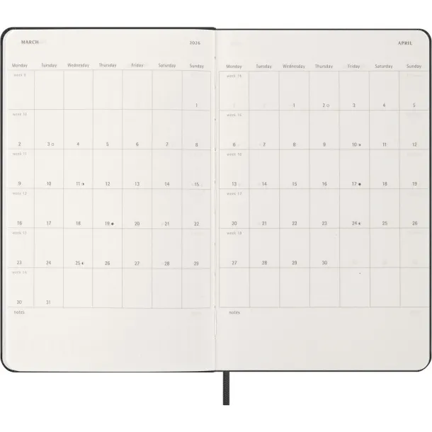 MOLESKINE dnevnik A5 Crna