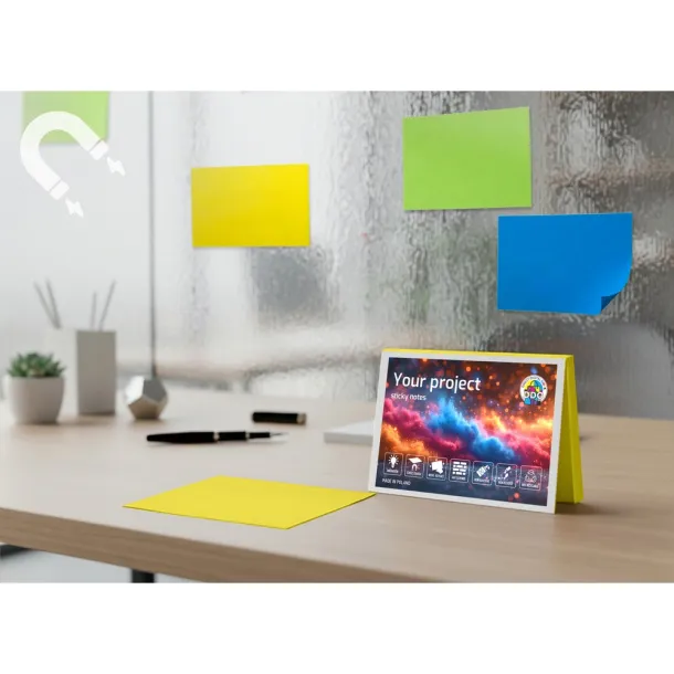 Rolly Electrostatic sticky notes Žuta