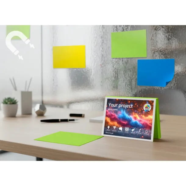 Rolly Electrostatic sticky notes light green