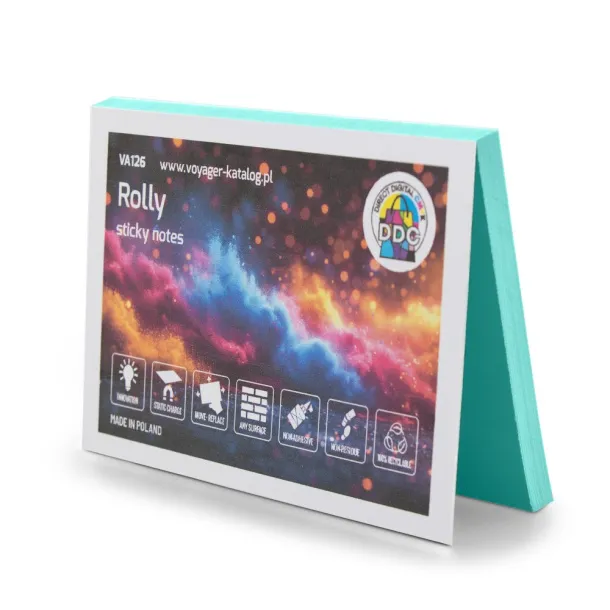 Rolly Elektrostatične samoljepljive bilješke turquoise