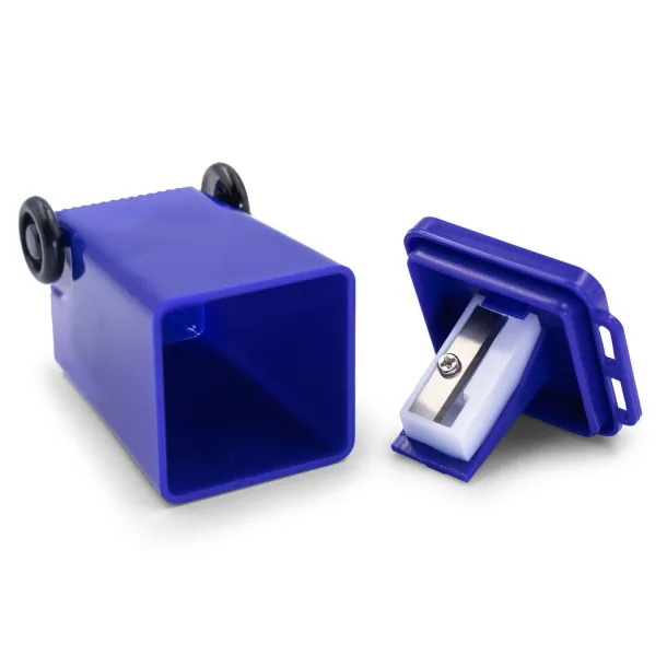  Pencil sharpener "trash can" navy blue