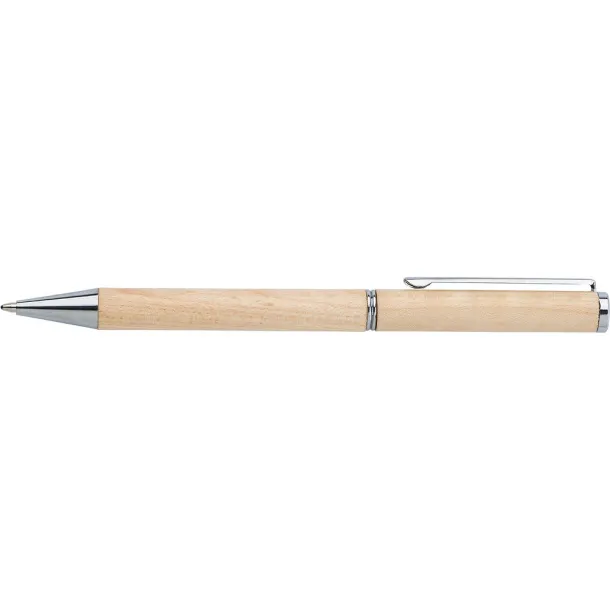  Wooden ball pen brown