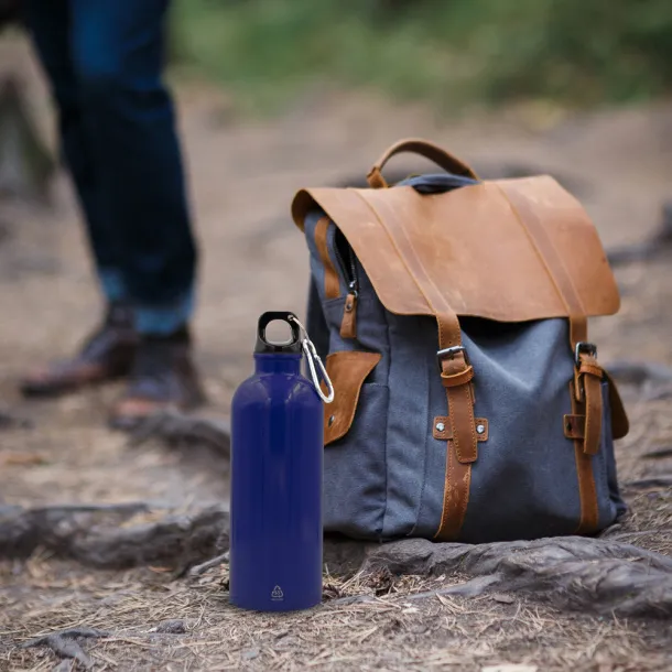 Brenda Sports bottle 500 ml with carabiner clip navy blue