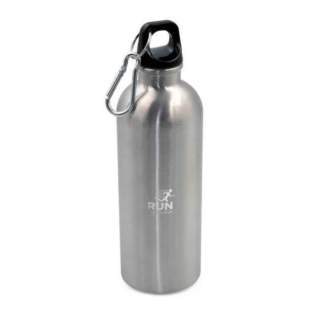 Brenda Sportska boca s karabinerom, 500 ml Srebrna