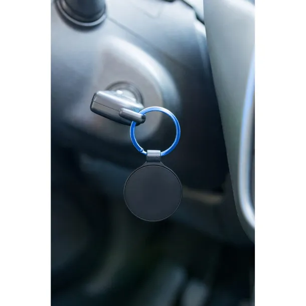 Ando Round keyring navy blue