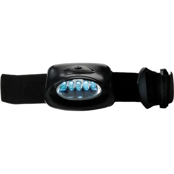  Naglavna svjetiljka, 5 LED Crna