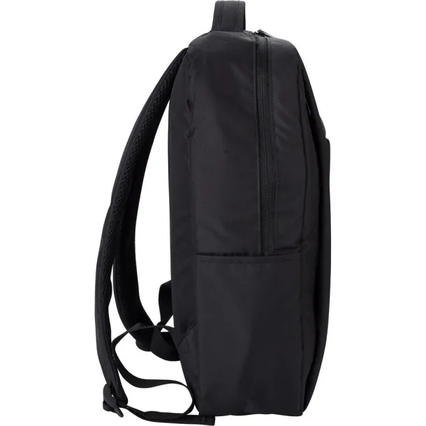  RPET laptop backpack 16" Crna
