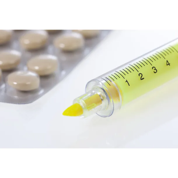  Highlighter "syringe" Žuta