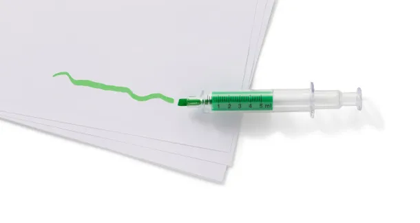  Marker u obliku šprice Žuta