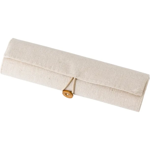  School set, pencil case khaki