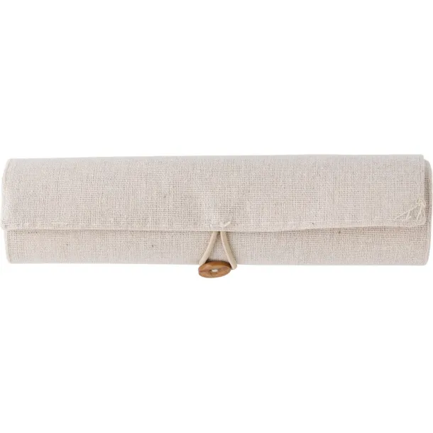  School set, pencil case khaki