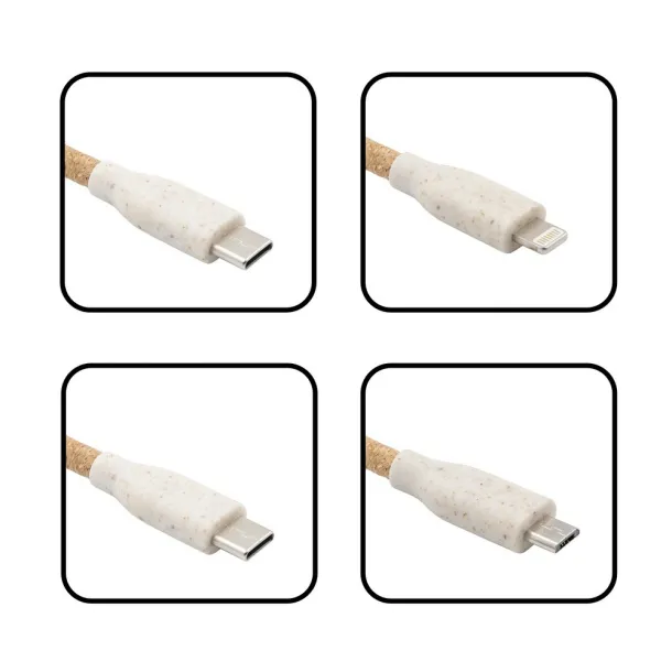 Brent Cork charging cable B'RIGHT Neutral
