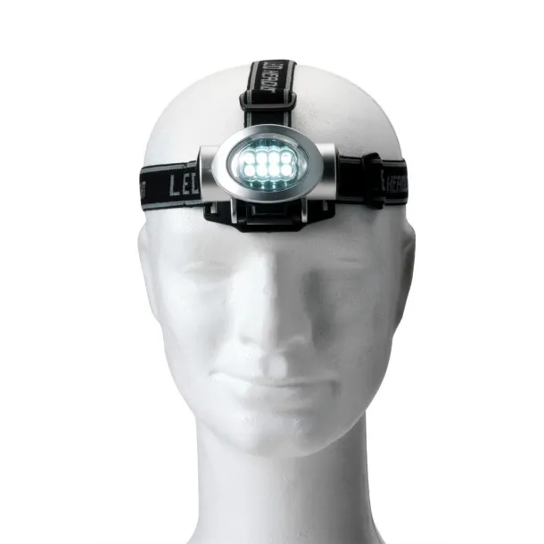  Svjetiljka za glavu 8 LED Srebrna