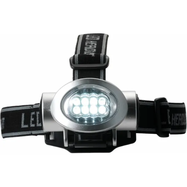  Svjetiljka za glavu 8 LED Srebrna