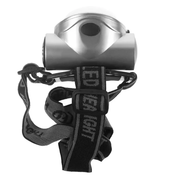 Head torch 8 LED silver